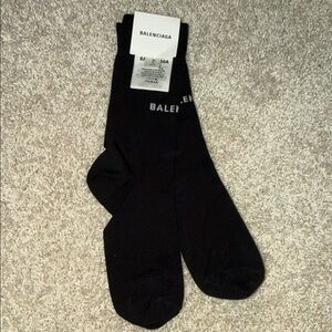 Balenciaga Classic Black Casual Socks